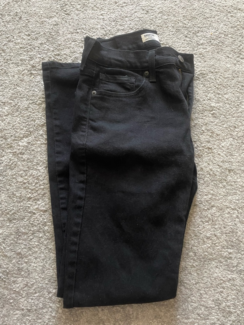 Signature by Levi Strauss Black Slim Jeans